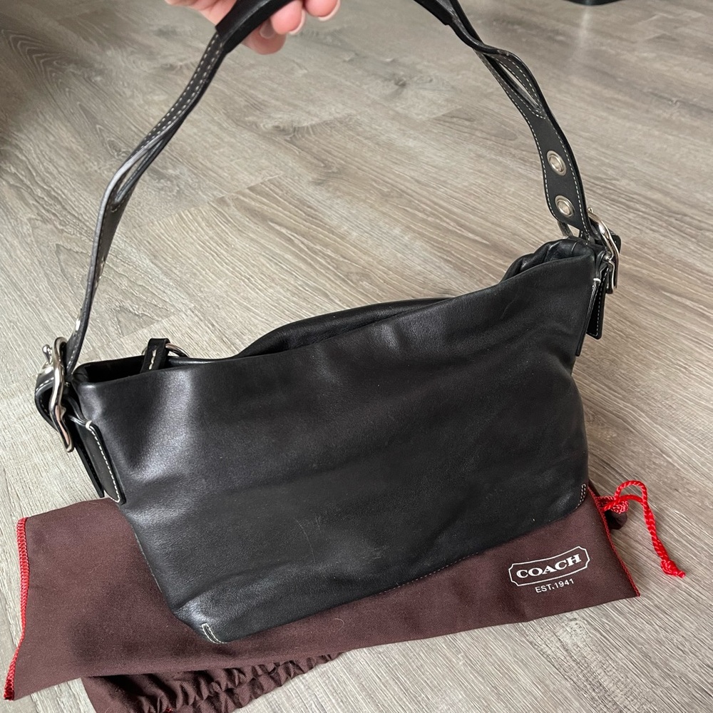 Black Coach Shoulder Bag